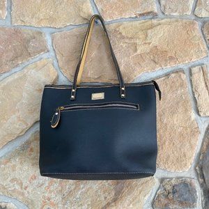 Corello  Black and Yellow Satchel Shoulder Bag